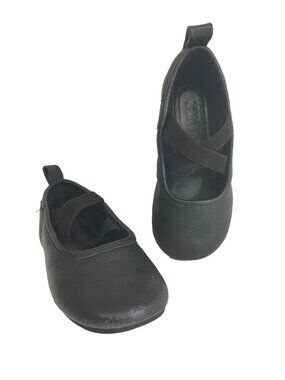 Zara Girls Leather Ballerina Shoes Size 5